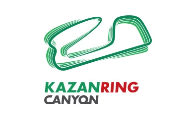 Kazanring Canyon. Autodrome. Logo design and id elements.