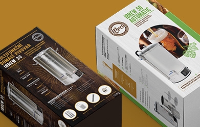 IBrew packaging design.  